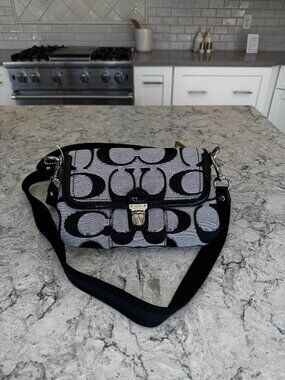 Coach Gray Crossbody Purse